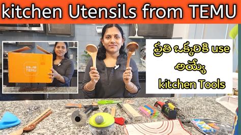 Kitchen Utensils From TEMU Temu Kitchen Haul Very Useful Kitchen Tools