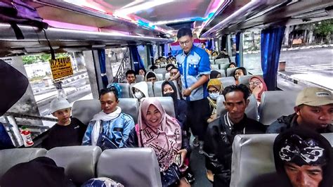 Penumpang Full Seat Rata Bangku Sugeng Rahayu Berangkat Menuju