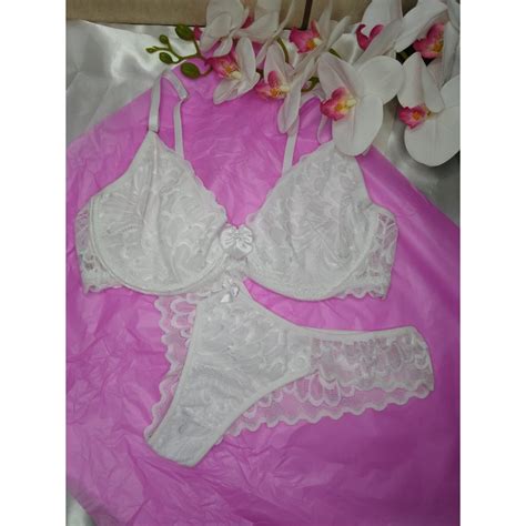 Conjunto De Lingerie Sem Bojo Shopee Brasil