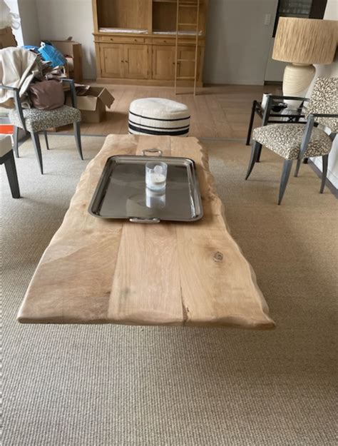 Table Basse Ch Ne Massif Aux Bois Flott S