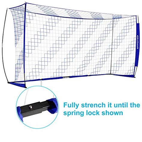 Portable Soccer Goal Net for Teens/Adults – Quick Set-Up Soccer Net for ...