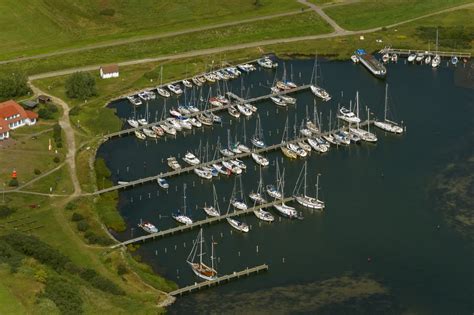 Luftbild Vitte Seglerhafen Yachthafen Lange Ort Vitte Auf Der