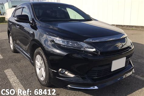 Used Toyota Harrier Suv Wd Model In Black Used Cars Stock