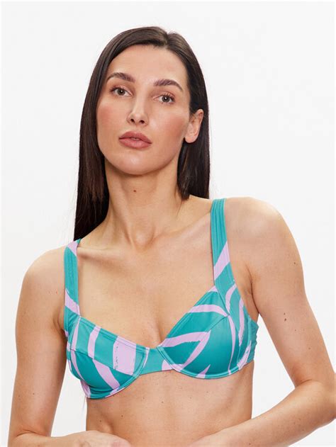 Triumph Góra od bikini Summer Mix Match 10214535 Zielony Modivo pl