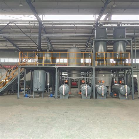 Recycling Waste Used Engine Oil Plant Base Oil Vacuum Distillation