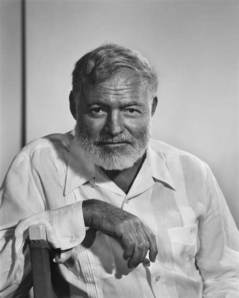 Ernest Hemingway – Yousuf Karsh