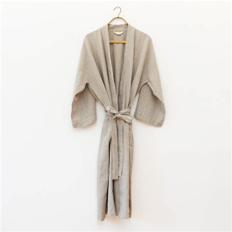 Linen Robe, Natural – Salter House