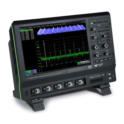 Teledyne Lecroy Hdo4000a Quick Start Manual Pdf Download Manualslib