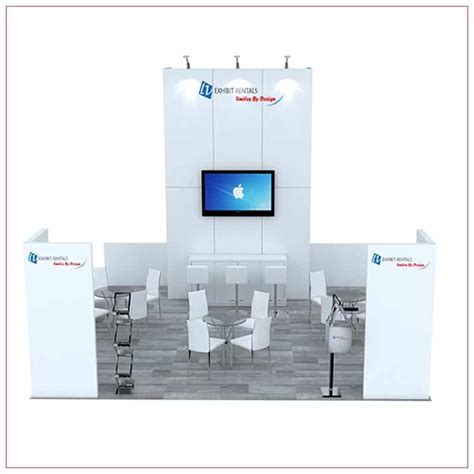 20x20 Trade Show Booth Rental Pkg 492 LV Exhibit Rentals