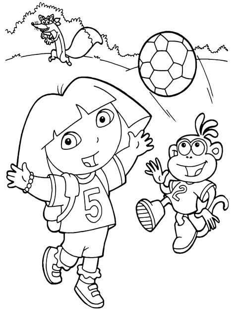 Dora the Explorer - Dora and Boots play ball