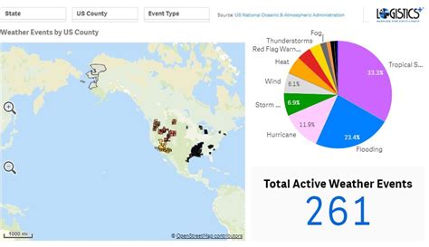 Weather Alerts Map Logistics Plus