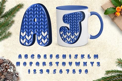 Christmas Alpha Pack Alphabet Letters Holiday Font Alpha Png
