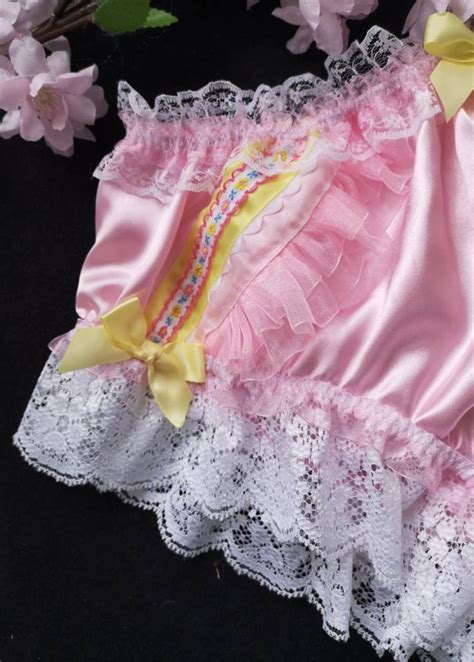 Baby Pink Sassy Sissy Bikini Panties Soft Sensual Knickers Etsy Uk