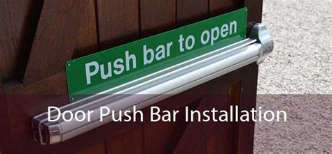 Door Push Bar Installation Burlington 磊 - Emergency Door Panic Bar Burlington