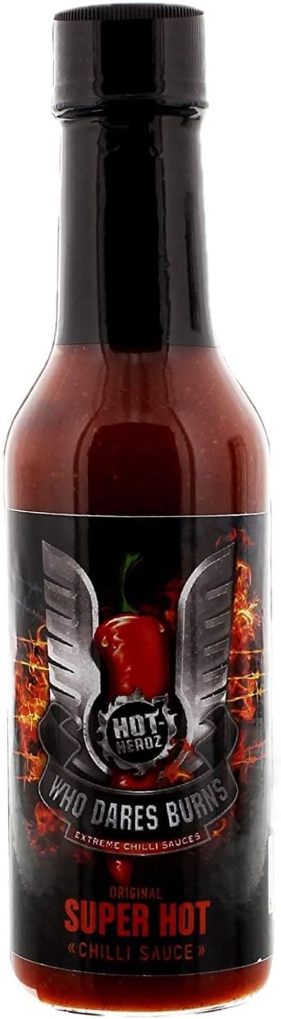 Hot Headz Who Dares Burns Super Hot Chilli Sauce Ml Amazon Co Uk Grocery