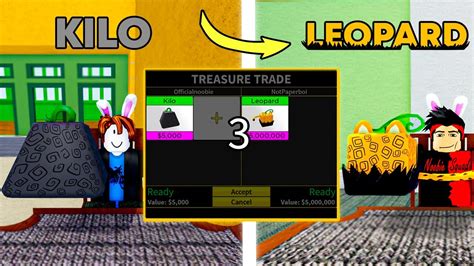 Blox fruits, Trading Kilo to Leopard Fruit with only 1 trade!