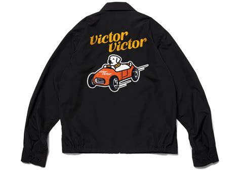 Human Made X Victor Victor Drizzler Jacket Black Mens Ss23 Us