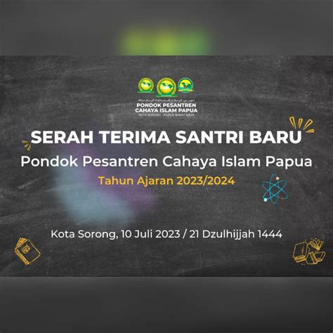 Masa Pengenalan Lingkungan Pondok MPLP Santri Baru Tahun Ajaran 2023