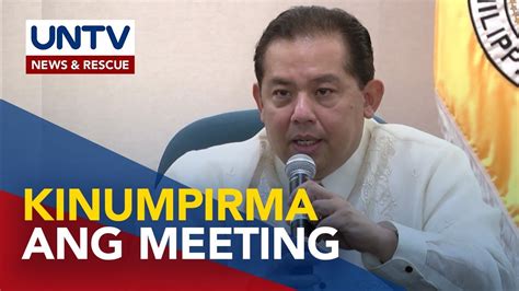 House Speaker Romualdez Inaming Nakipagpulong Sa Grupong PIRMA Kaugnay