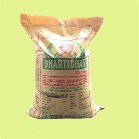 Bio Tech Grade Packaging Size 50kg Dharti Dhan Organic Manure For