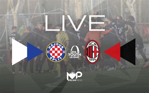 Mp Relive Youth League Hajduk Spalato Milan Rivivi Con Noi La