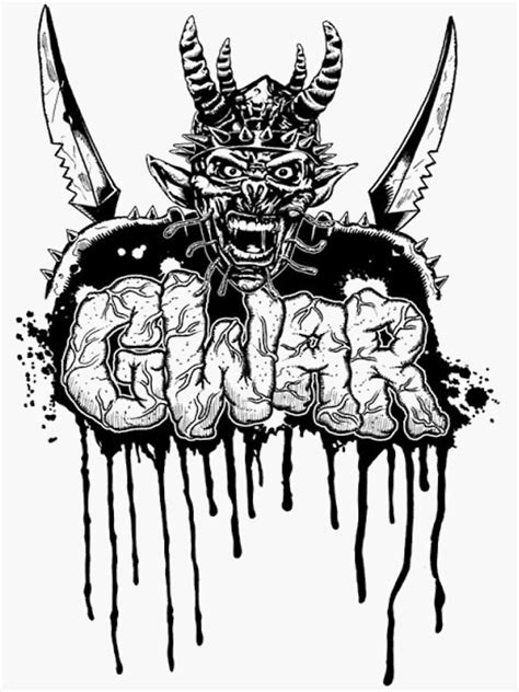 Gwar Band Sticker For Sale By Dusunlame Redbubble