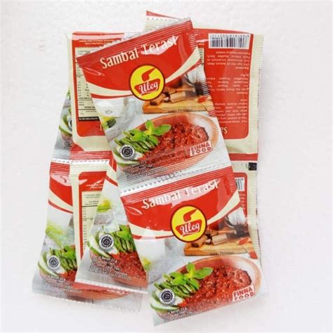 Jual Sambal Terasi Sachet Uleg Sambal Terasi 18gr Isi 10pcs Sambal