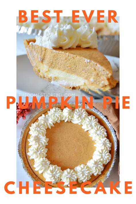 Pumpkin Pie Cheesecake The Domestic Rebel