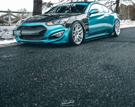 2013 Hyundai Genesis Coupe 2 0t R Spec With 19x10 5 Esr Sr08 And Continental 245x35 On Coilovers