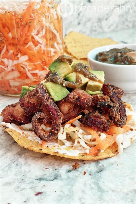 Tostadas De Chicharr N De Pulpo Pizca De Sabor