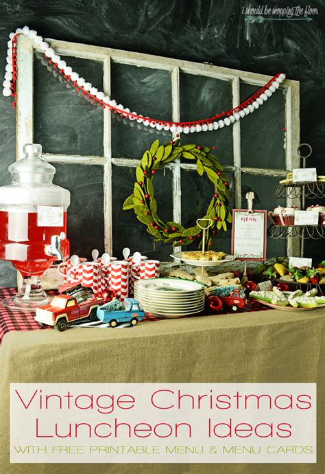 i should be mopping the floor: Vintage Christmas Luncheon Ideas