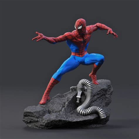 Spider-man 3d Print Model Spiderverse Marvel Spiderman - Etsy