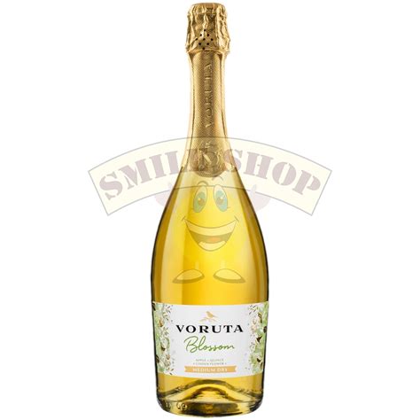 Voruta Blossom Sparkling Białe Półwytrawne Wino 0 75L 6 Smile Shop