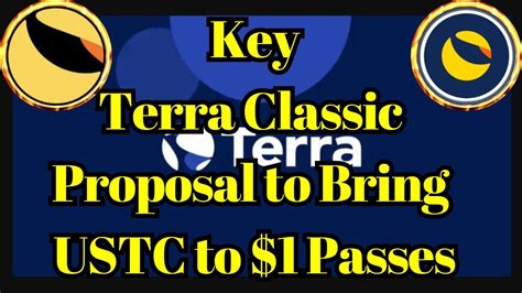 Crypto Hand Key Terra Classic Proposal To Bring USTC To 1 Passes