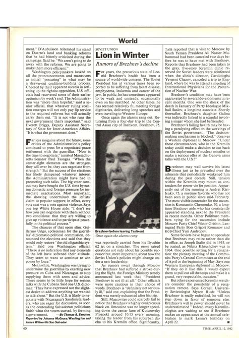 Death and state funeral of Leonid Brezhnev - Wikipedia