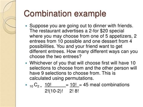 Permutations & combinations