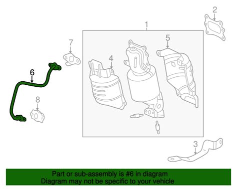 G A Pipe Egr Honda Honda Factory Parts