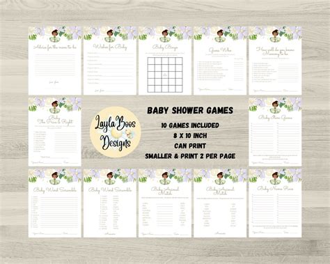 Tiana Baby Shower Games Baby Tiana Shower Games Princess And Frog