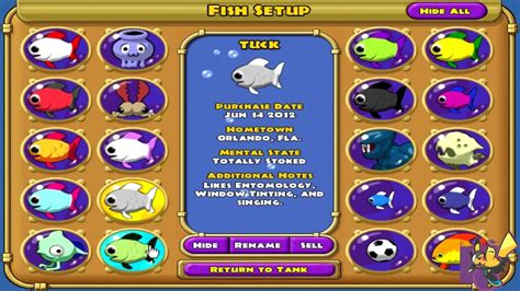 [Insaniquarium] - Virtual Fish Tank Shadow System Style! - YouTube