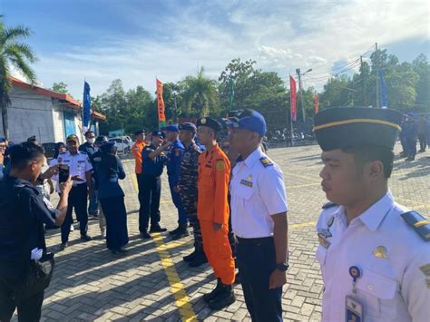 Apel Posko Terpadu Angkutan Lebaran Kepala KSOP Kotabaru Batulicin