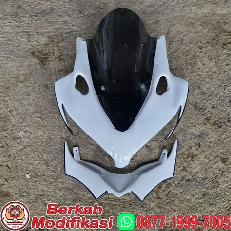 Topeng Kedok Cover Lampu Visor V4 Tanpa Lis Winglet PNP Honda New