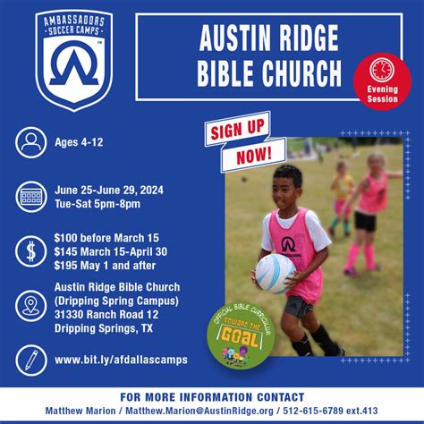 Texas Camps Ambassadors Soccer Camps