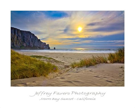 Morro Bay Sunset Jeffrey Favero Fine Art Photography