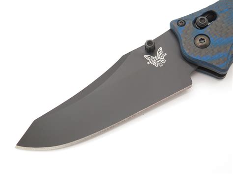 Benchmade 950 Rift Osborne Limited Edition Blue Black S30v Folding Pocket Knife Eprague Llc