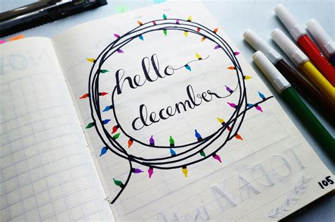 Hello December Calligraphy · Free Stock Photo