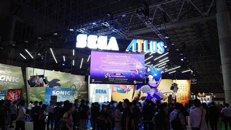 Mega Sonic Arrives Sega Atlus TGS 2022 Booth Playable Demos Of Sonic