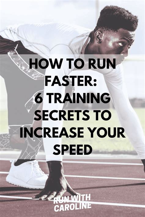 How To Run Faster 6 Secrets To Increase Your Speed Run With Caroline Running Pace Interval