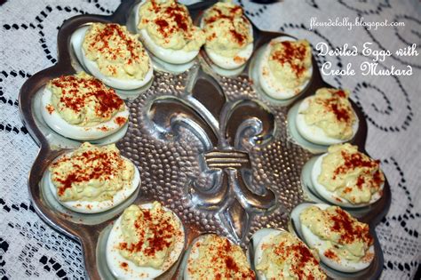 Fleur De Lolly Deviled Eggs With Creole Mustard