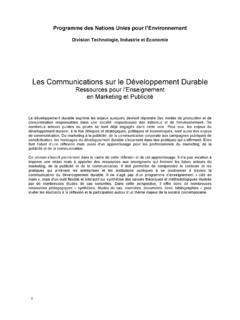 Les Communications Sur Le D Veloppement Durable Les Communications