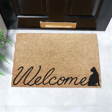 Welcome Cat Doormat Artsy Mats